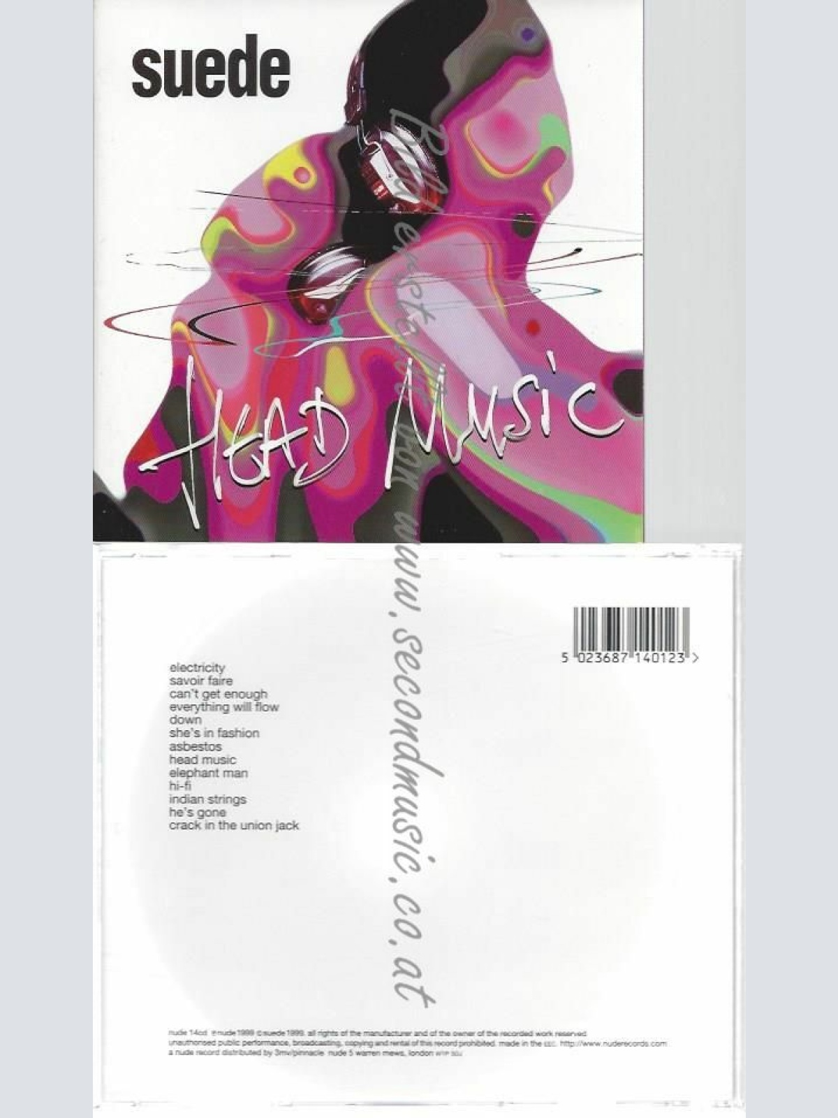 CD-- Suede – Head Music