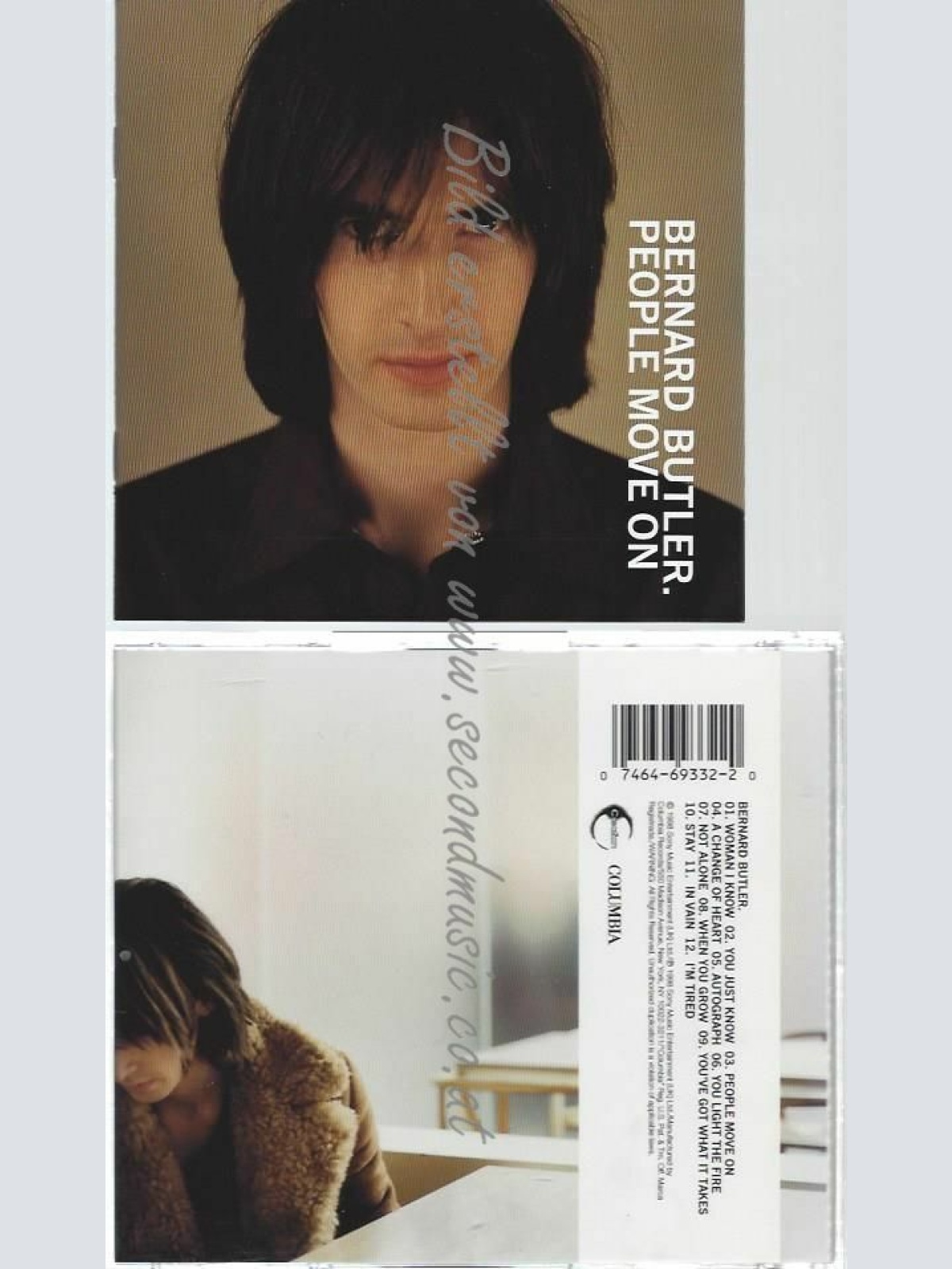 CD--BERNARD BUTLER | --PEOPLE MOVE ON