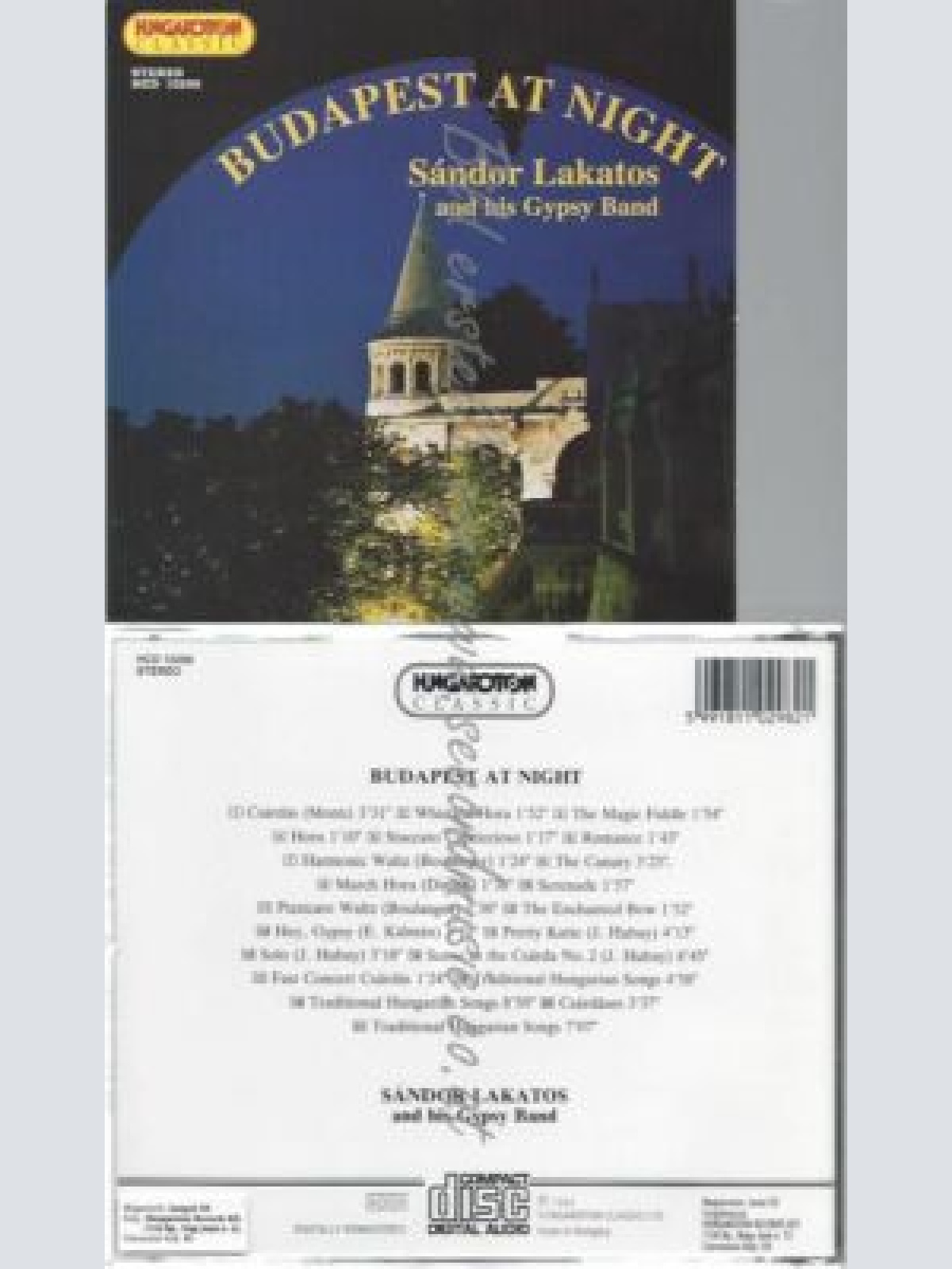 CD--SANDOR LAKATOS | --BUDAPEST AT NIGHT