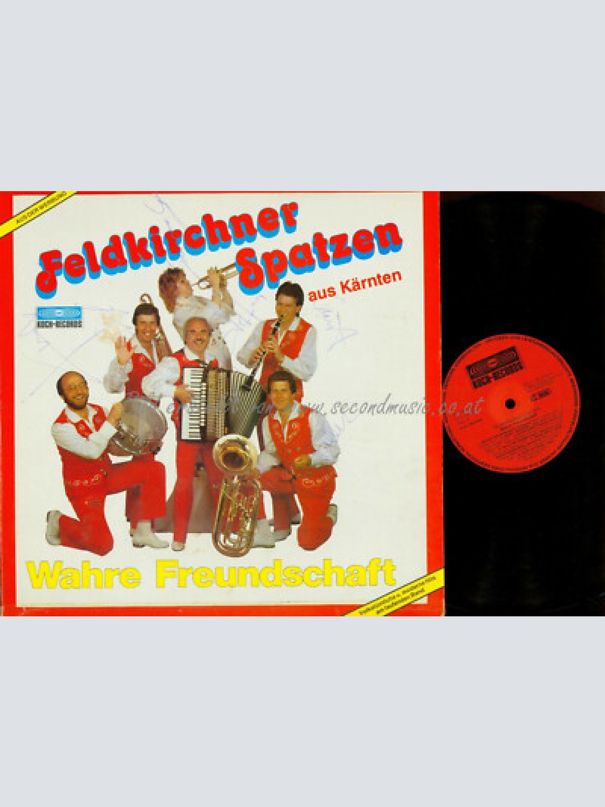 LP  - FELDKIRCHNER SPATZEN  // WAHRE FREUNDSCHAFT // SIGNED