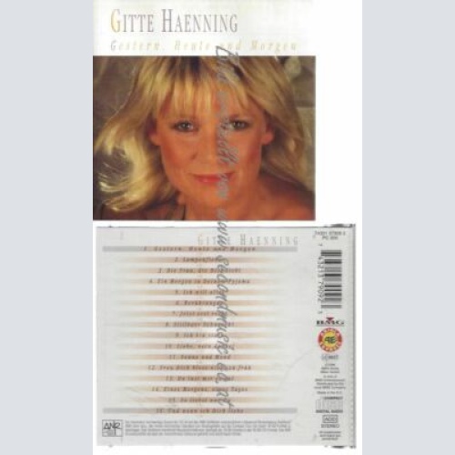 CD--GITTE HAENNING | --GESTERN,HEUTE UND MORGEN