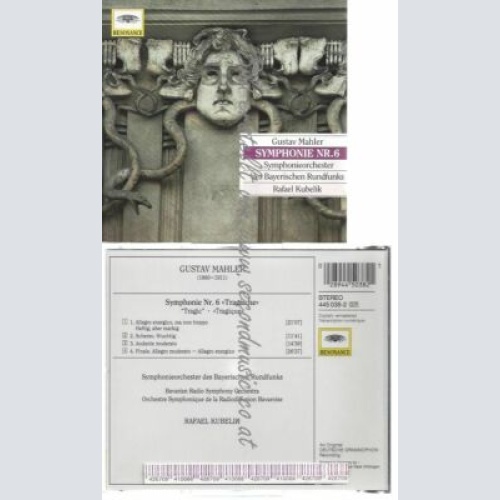 CD--KUBELIK, SOBR, ET AL. | --RESONANCE - MAHLER