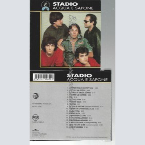 CD--STADIO--    ACQUA E SAPONE