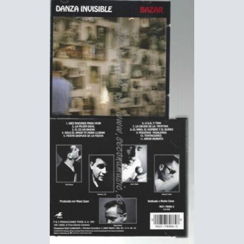 CD--DANZA INVICIBLE--    POR AHORA -