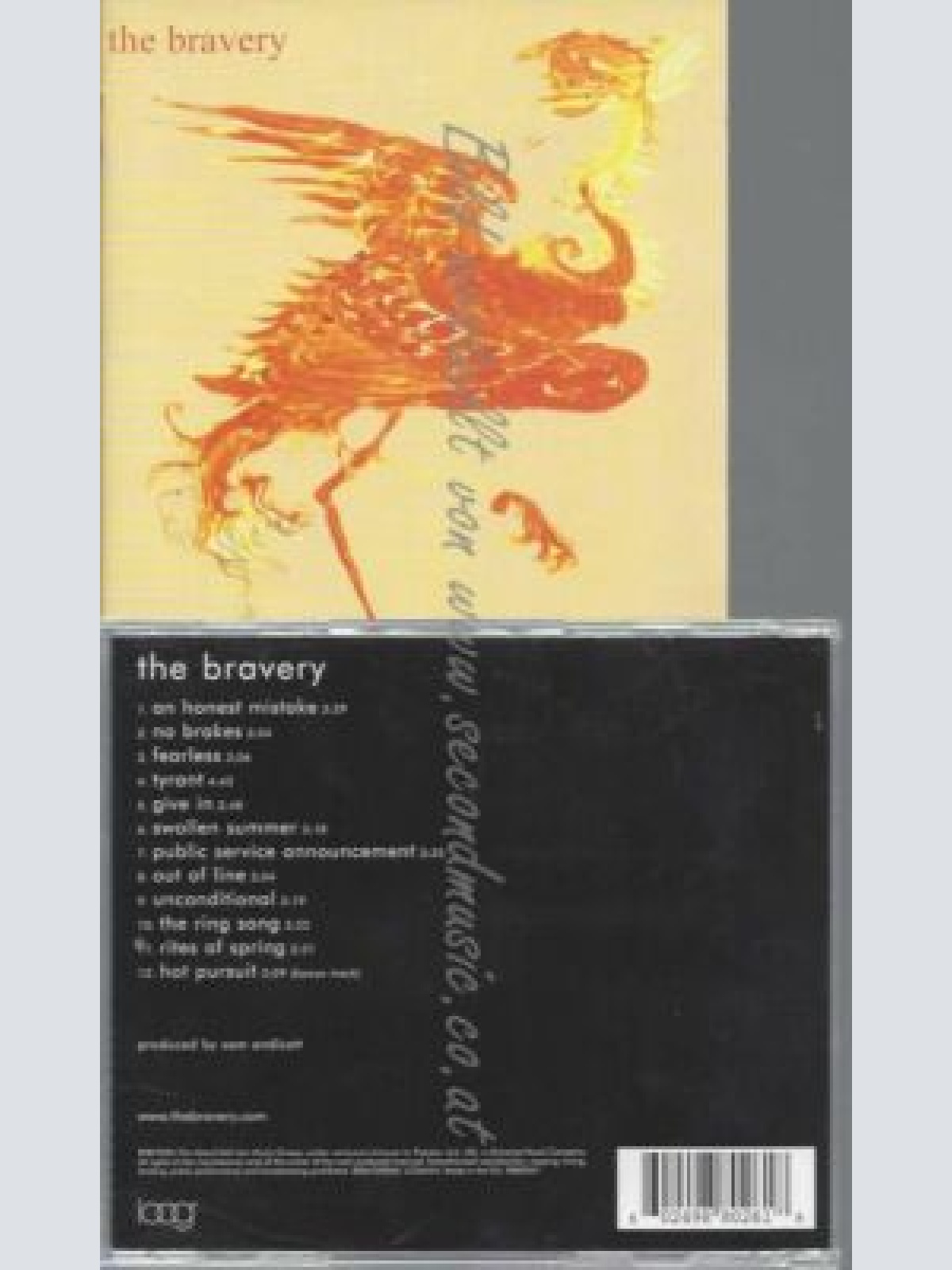 CD--THE BRAVERY | --BRAVERY