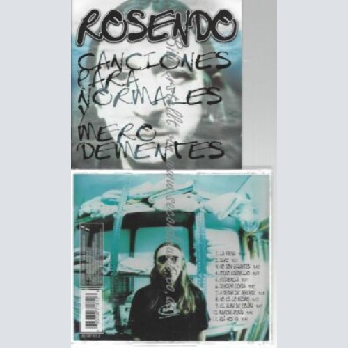 CD--ROSENDO | --CANCIONES PARA NORMALES Y MERO