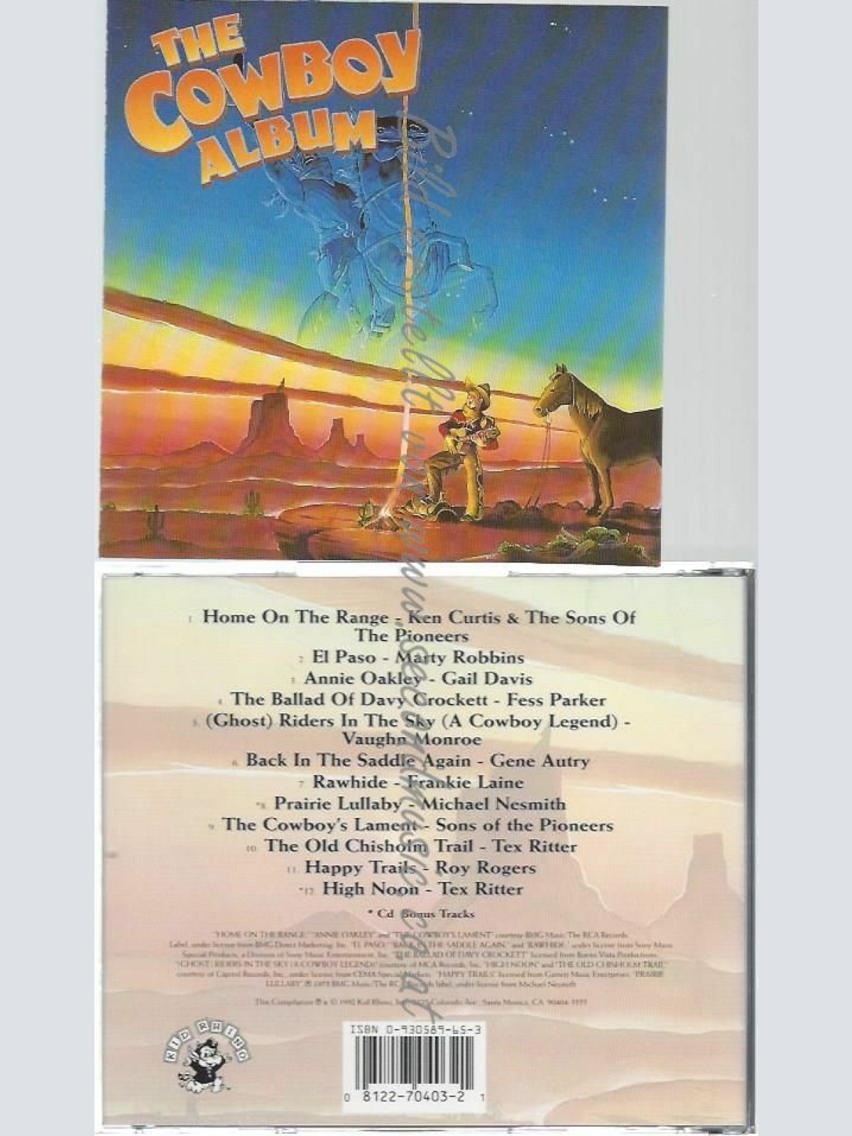 CD--VA-CHILDRENS | --COWBOY ALBUM