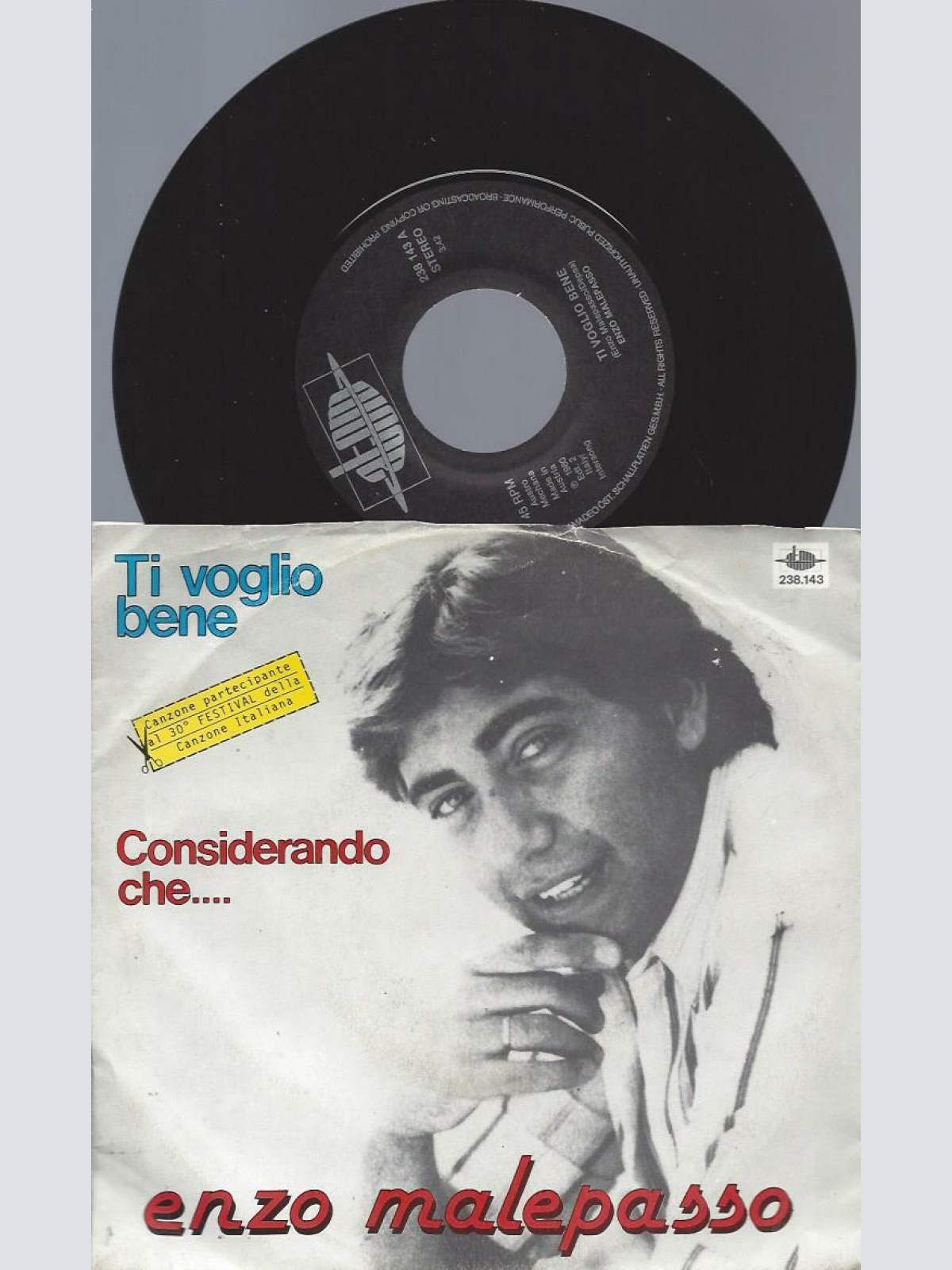 7"    Enzo Malepasso  Ti Voglio Bene