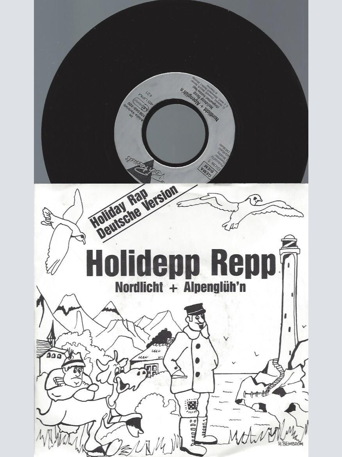 7" Nordlicht + Alpenglüh'n – Holidepp Repp