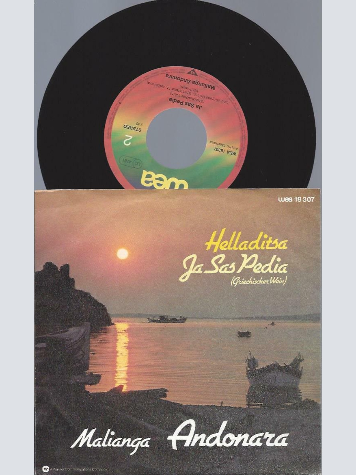 7" Malianga Andonara  Helladitsa / Griechischer Wein