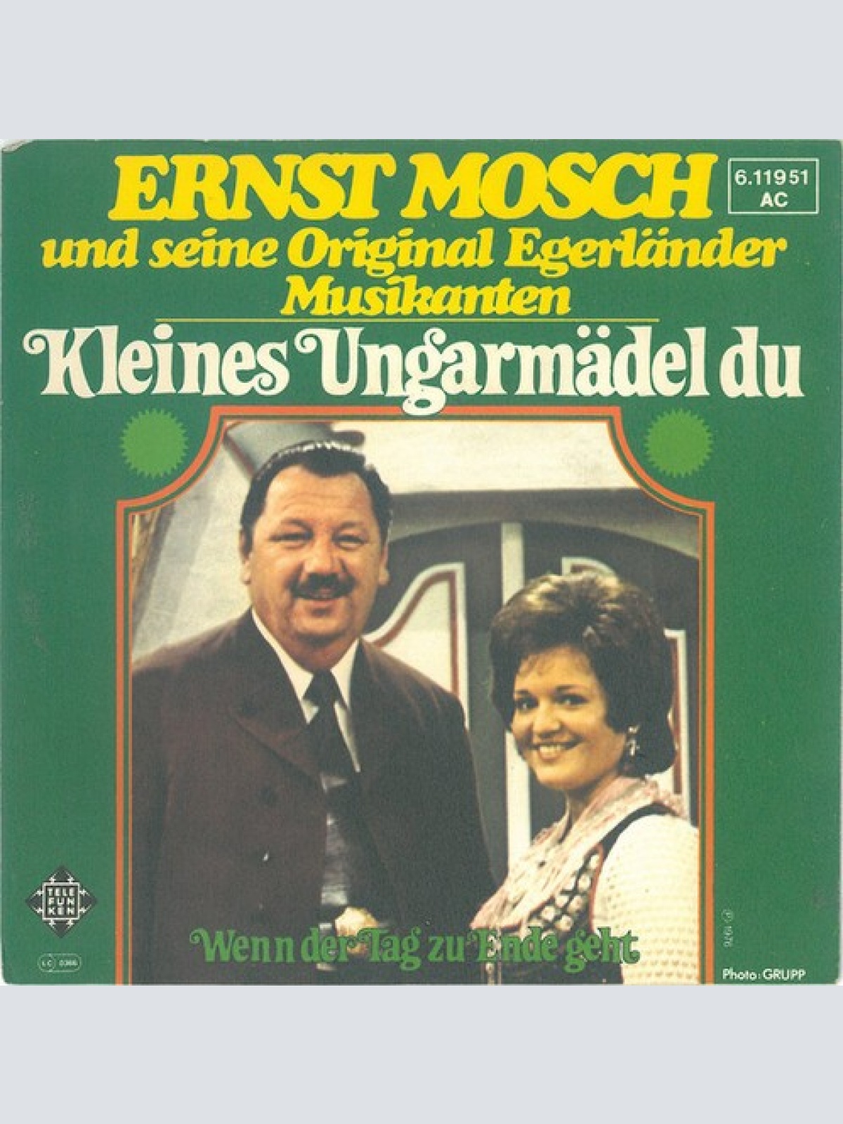 7", Single Ernst Mosch Und Seine Original Egerländer Musikanten - Kleines Ung...