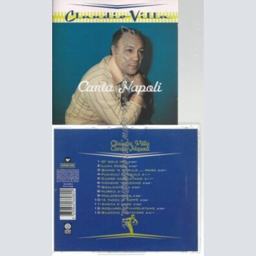 CD--CLAUDIO VILLA | --CANTA NAPOLI