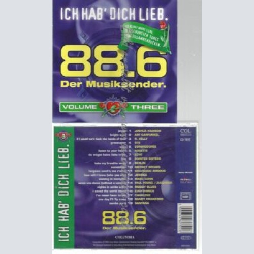 CD-- 88.6--ICH HAB DICH LIEB VOL.