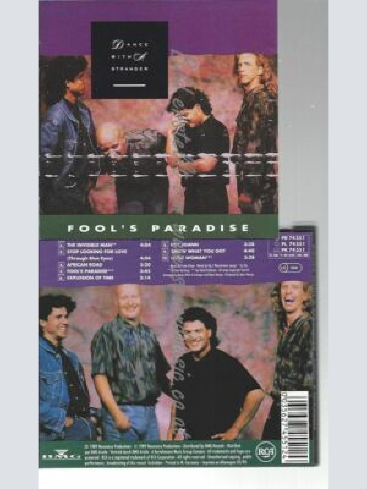 CD--DANCE WITH A STRANGER | --FOOL'S PARADISE