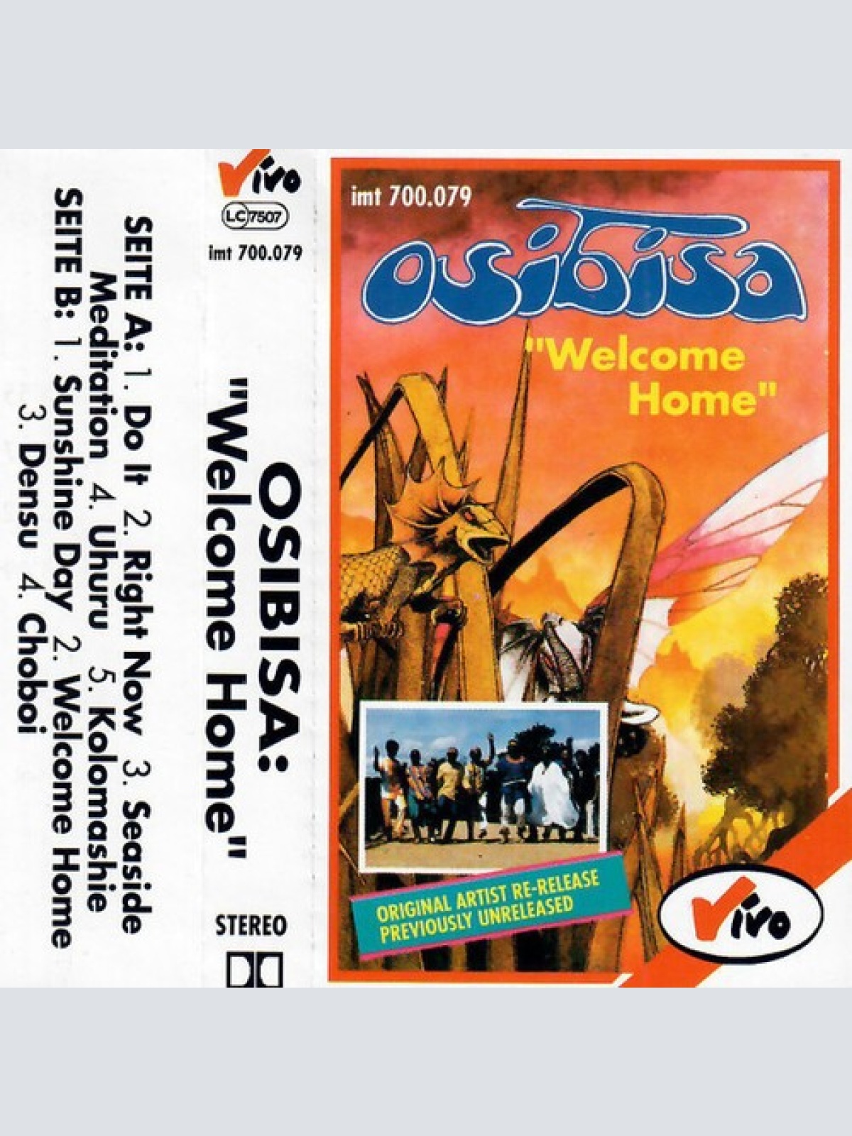 Cass, Album, RE Osibisa - Welcome Home