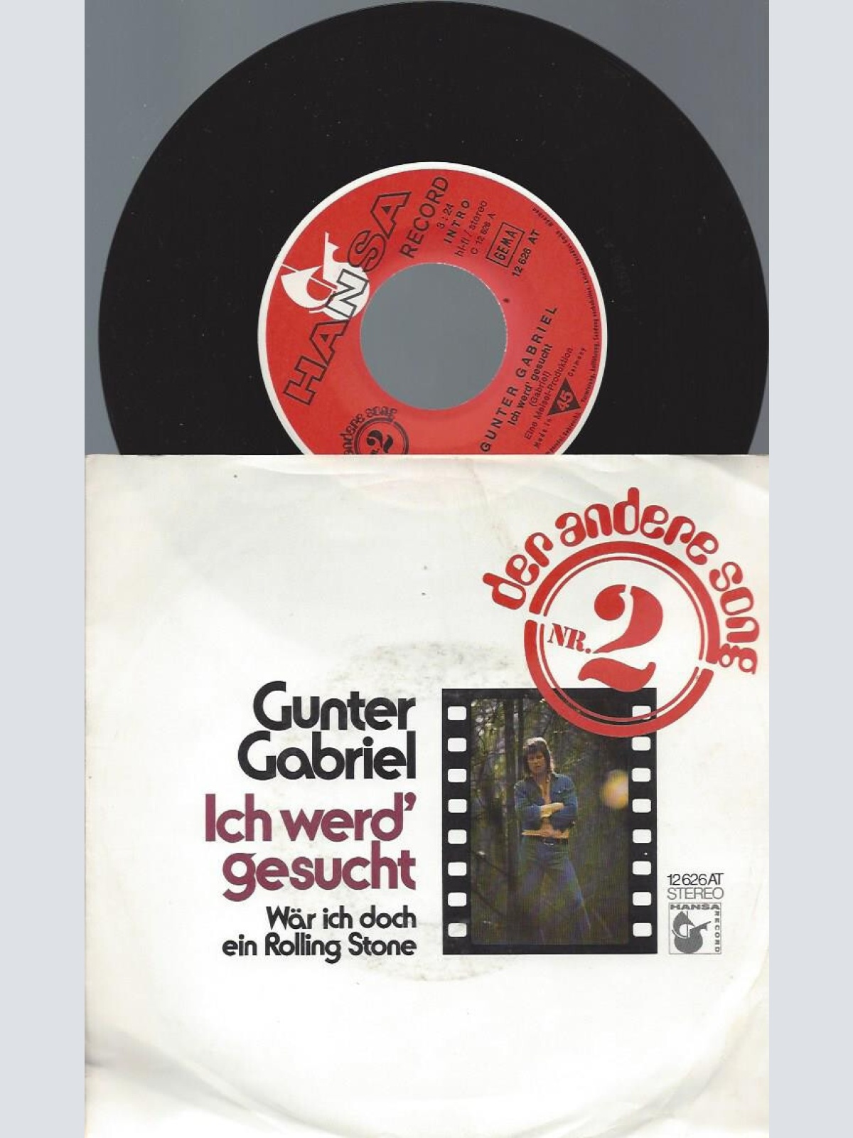 7" Gunter Gabriel – Ich Werd' Gesucht