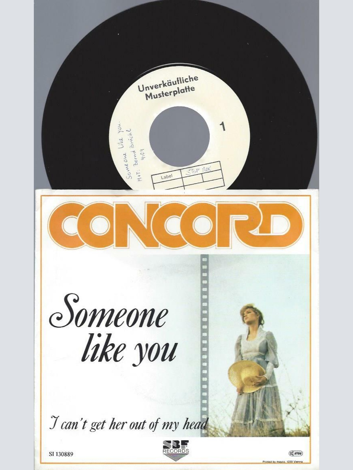 7"    Concord  Someone Like You  // Promo