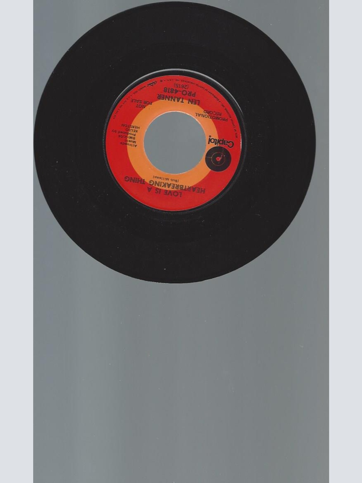 7" LEN TANNER LOVE IS A HEARTBREAKING THING // PROMO