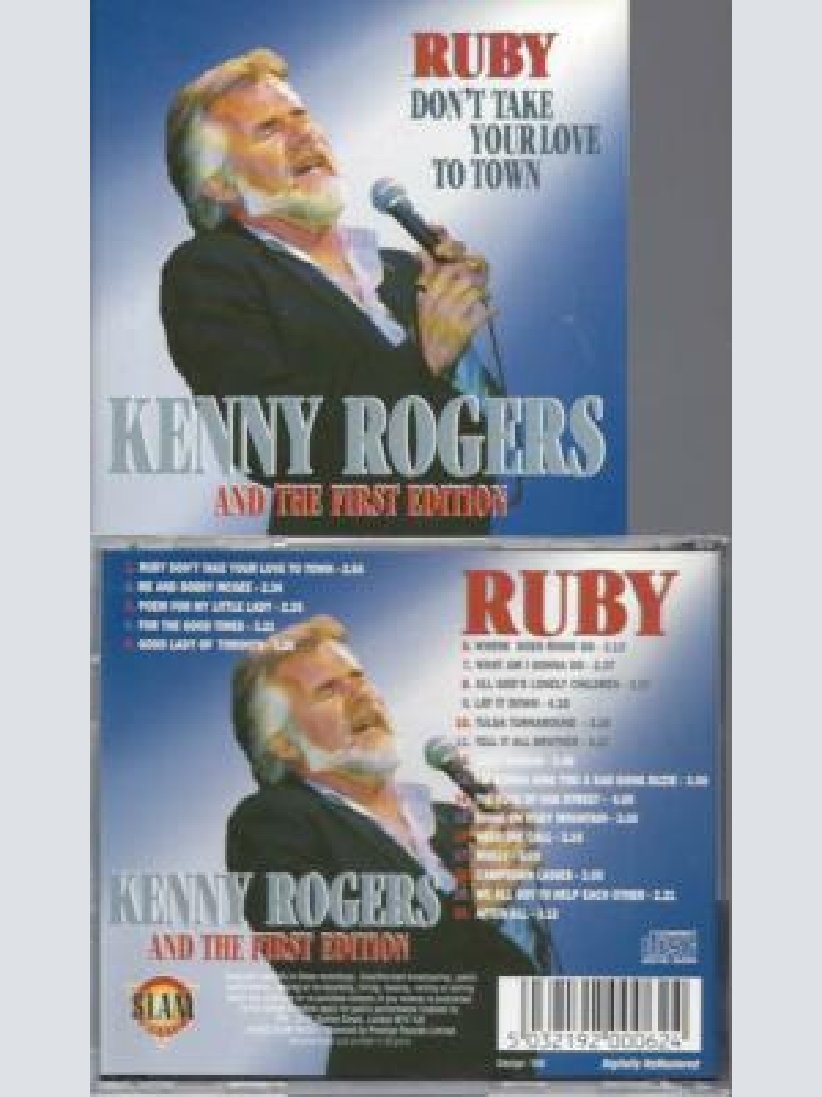 CD - Kenny Rogers    Ruby Don't Take Your Love To Town