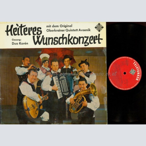 LP- Original Oberkrainer Quintett Avsenik  Heiteres Wunschkonzert  // CH PRESS