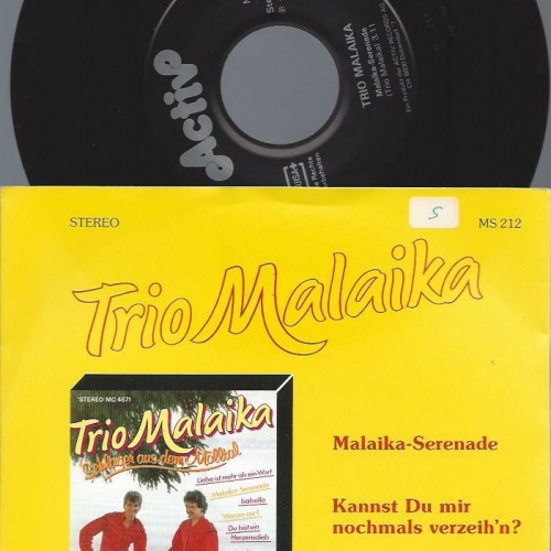 7"  Trio Malaika – Malaika-Serenade