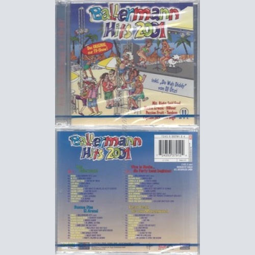 CD--NM-SEALED-VARIOUS -2001- - DOPPEL-CD -- BALLERMANN HITS 2001