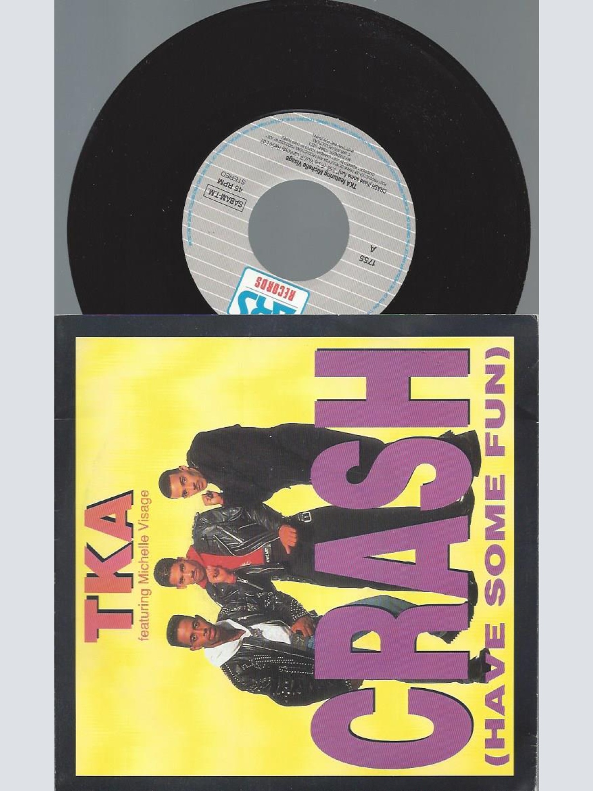 7"    TKA Featuring Michelle Visage  Crash
