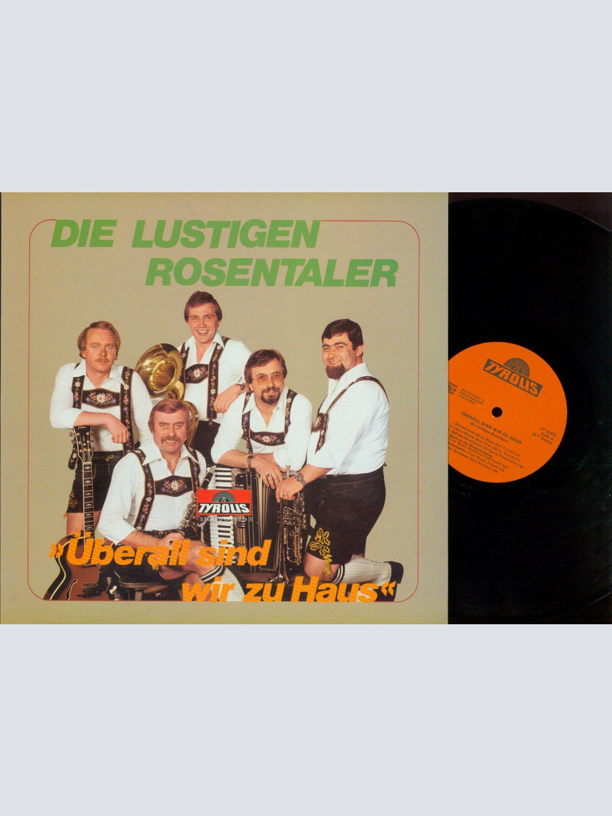 LP-- Die Lustigen Rosentaler – Überall Sind Wir Zu Haus