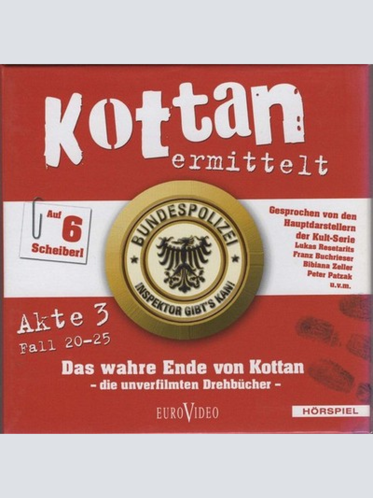 6xCD Helmut Zenker, Lukas Resetarits - Kottan Ermittelt: Akte 3
