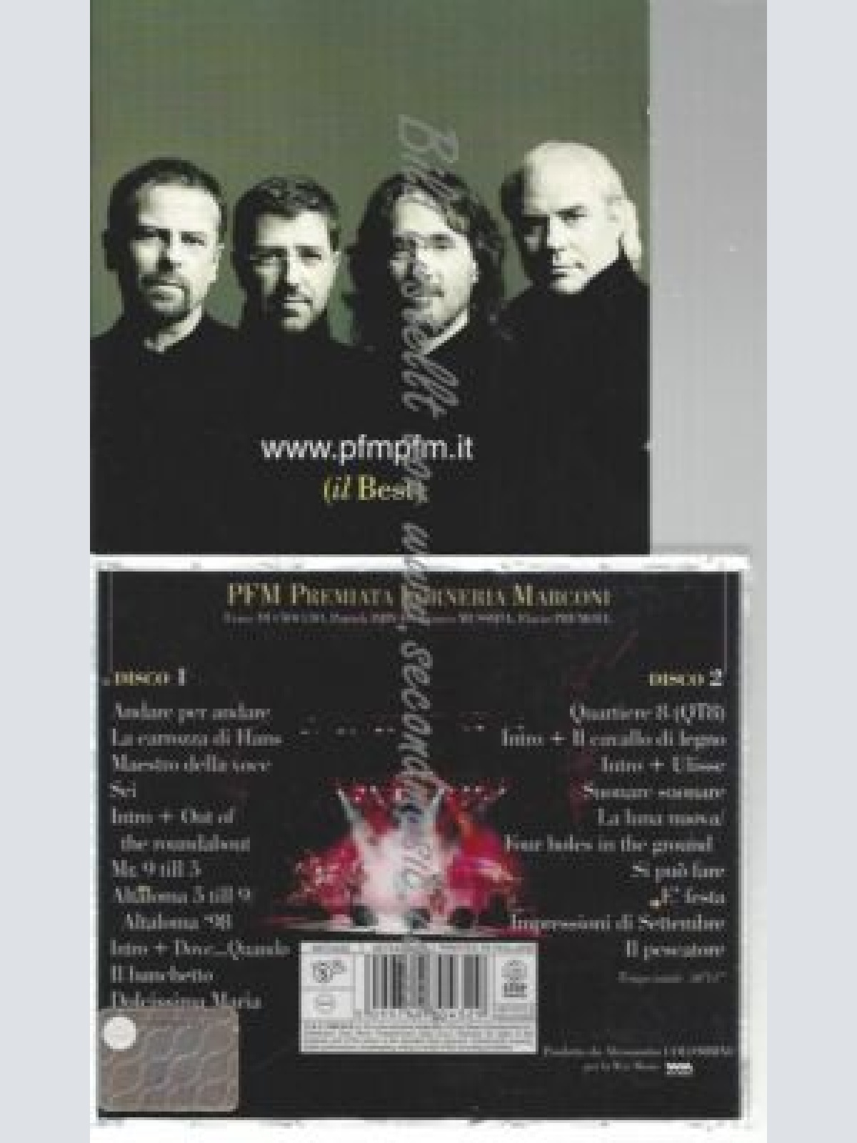 CD--PFM -PREMIATA FORNERIA MARCONI---WWW.PFMPFM.IT