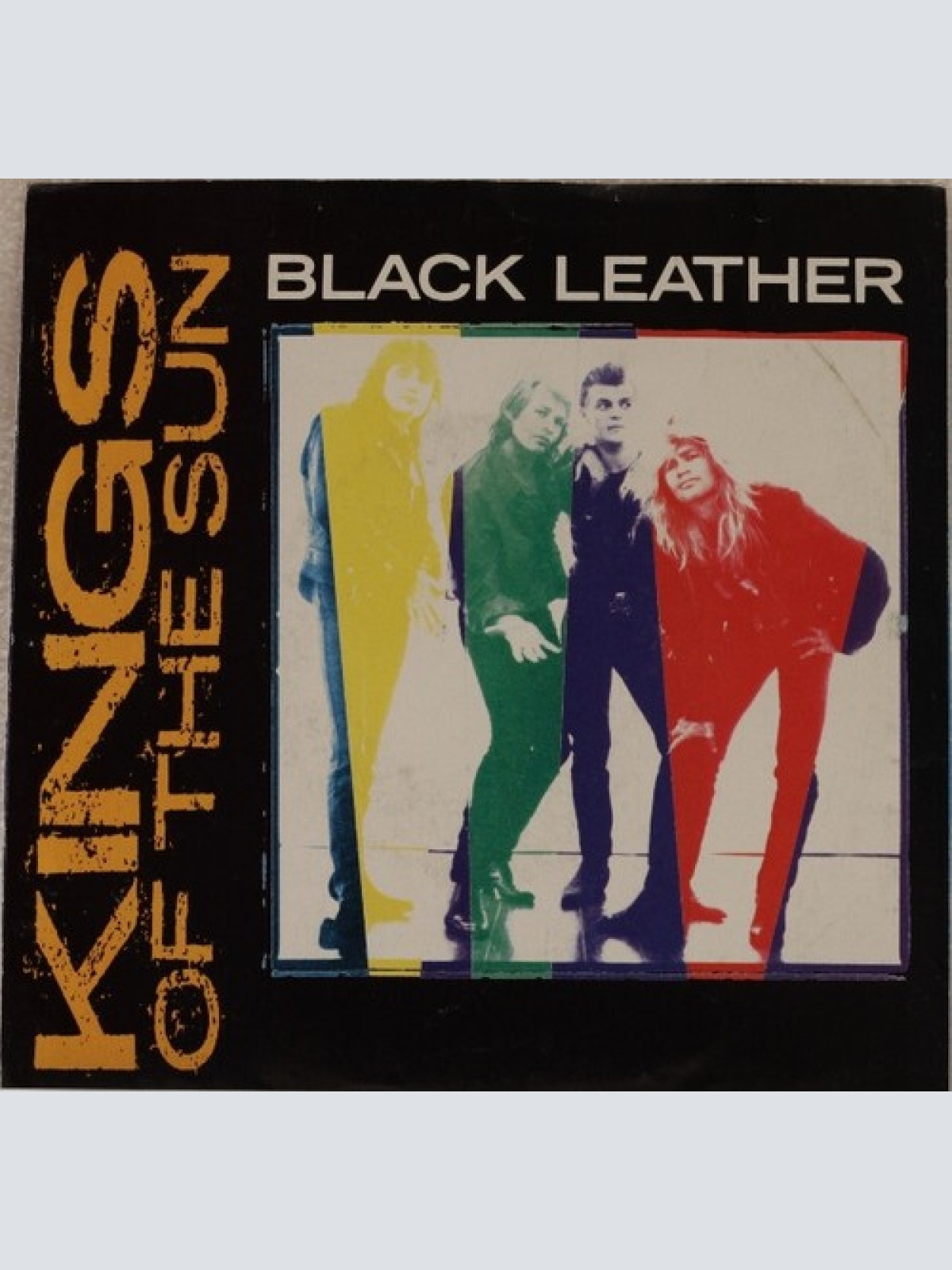 7", Single Kings Of The Sun - Black Leather