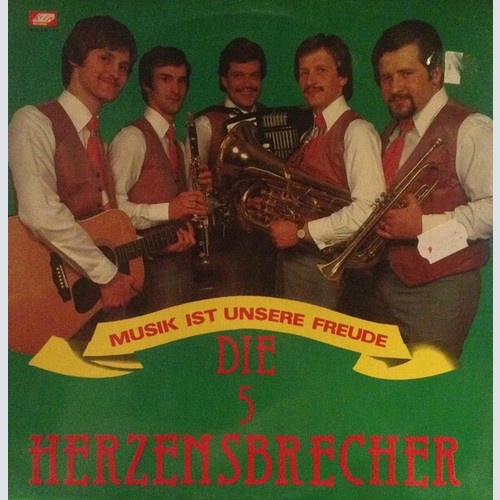 LP, Album Die 5 Herzensbrecher - Musik Ist Unsere Freude