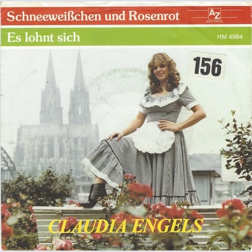 7", Single Claudia Engels - Schneeweißchen Und Rosenrot
