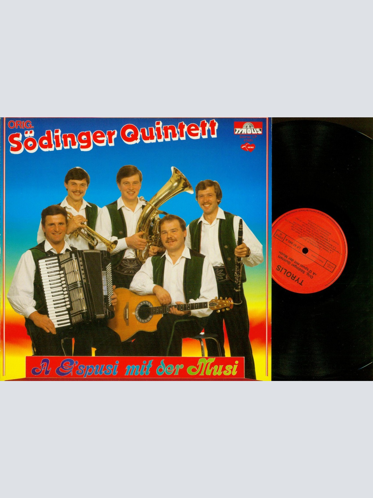 LP--Södinger Quintett --  A G'spusi mit der Musi  //NM