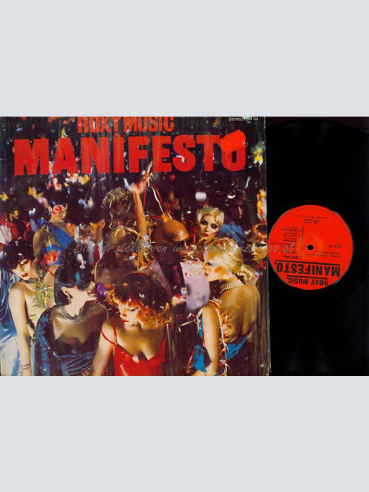LP--   Roxy Music – Manifesto