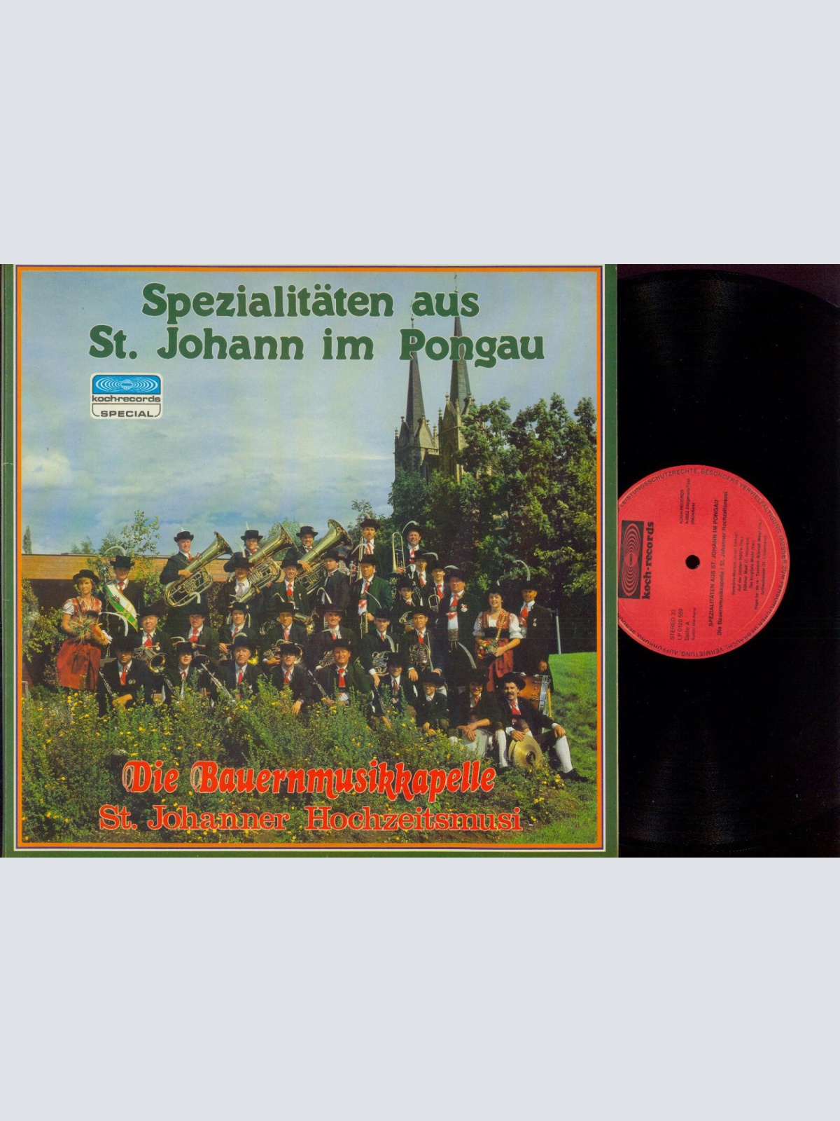 LP--Die Bauernmusikkapelle  --Spezialitäten Aus St. Johann Im Pongau   //NM
