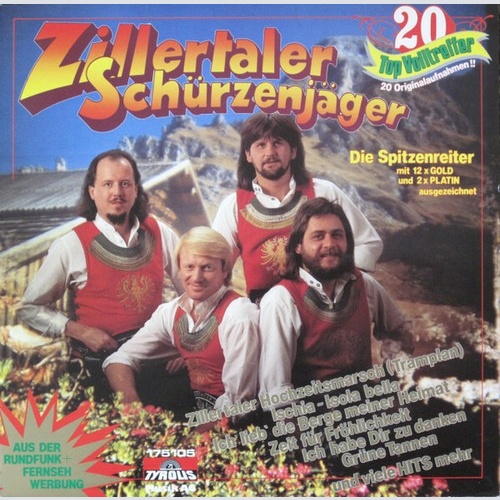 LP, Comp Zillertaler Schürzenjäger - Zillertaler Schürzenjäger - 20 Top Vollt...