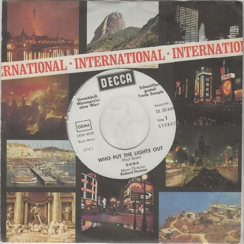 7", Single, Promo Dana (9) - Who Put The Lights Out