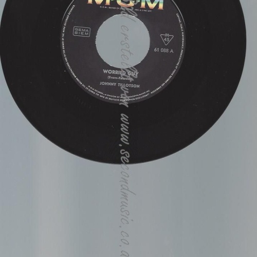 7"   Johnny Tillotson  Worried Guy