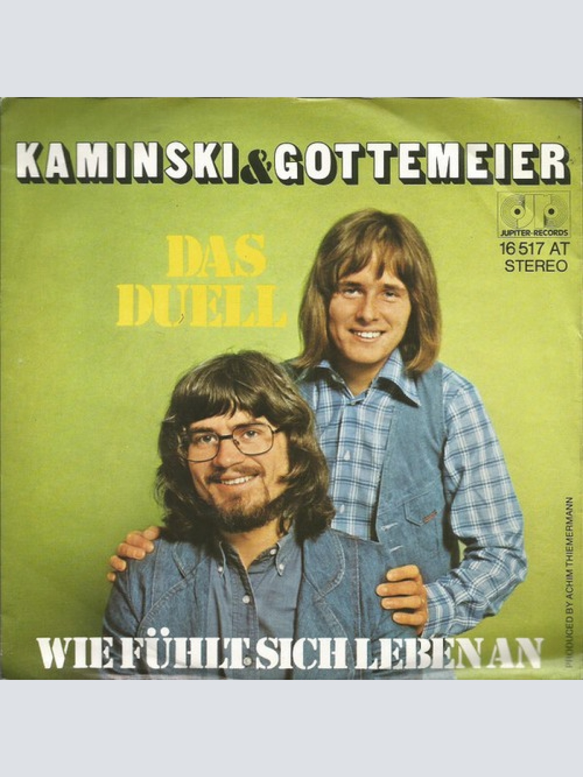 7", Single Kaminski & Gottemeier - Das Duell / Wie Fühlt Sich Leben An