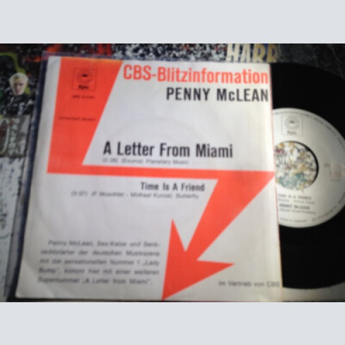 7", Single, Promo Penny McLean - A Letter From Miami