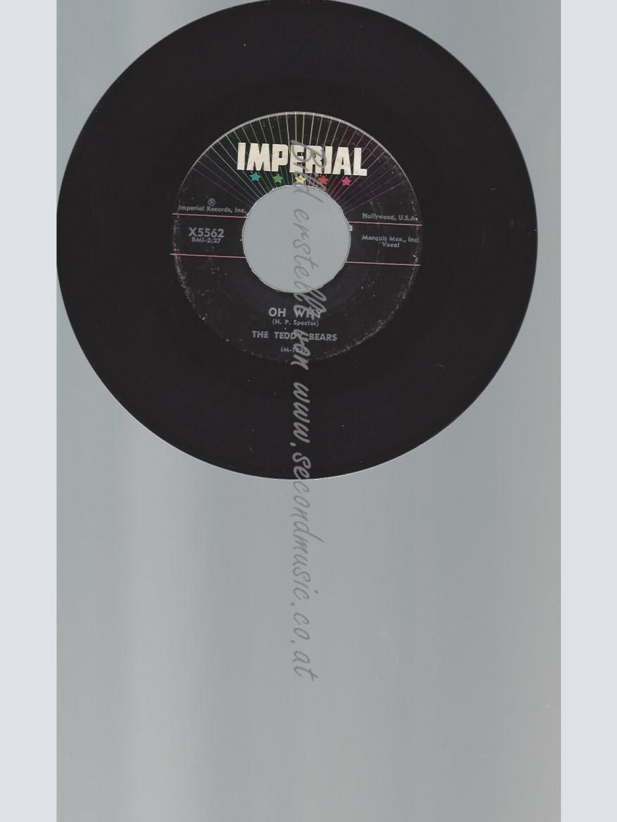 7"   The Teddy Bears – Oh Why