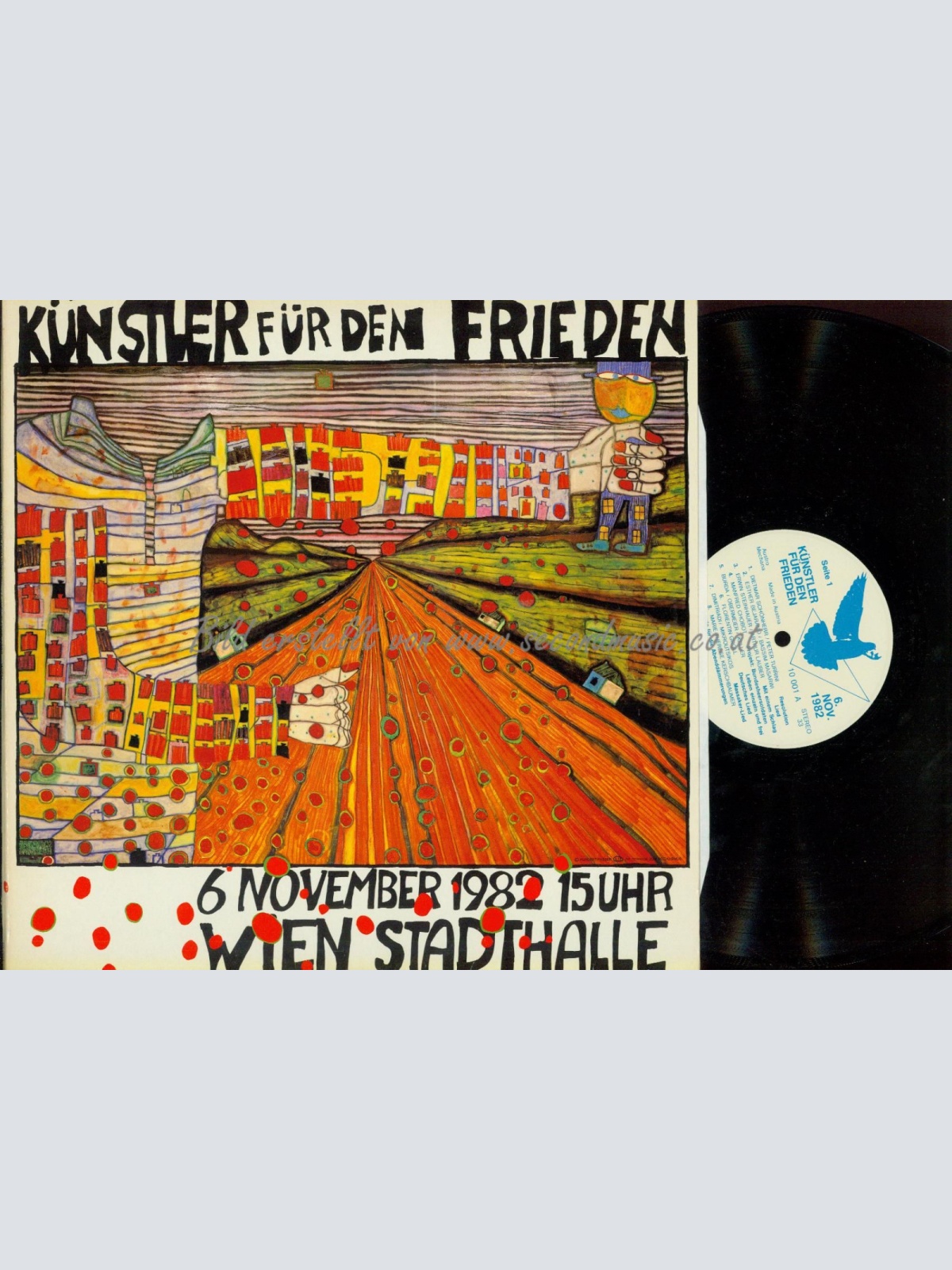 DLP--KÜNSTLER FÜR FRIEDEN // AMBROS // HIRSCH // 6 NOV 1982