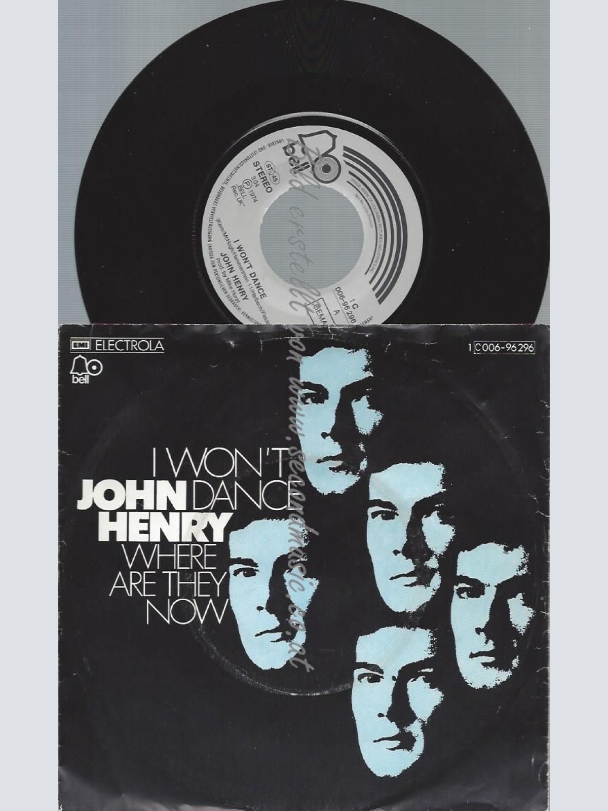 7"   John Henry  – I Won't Dance