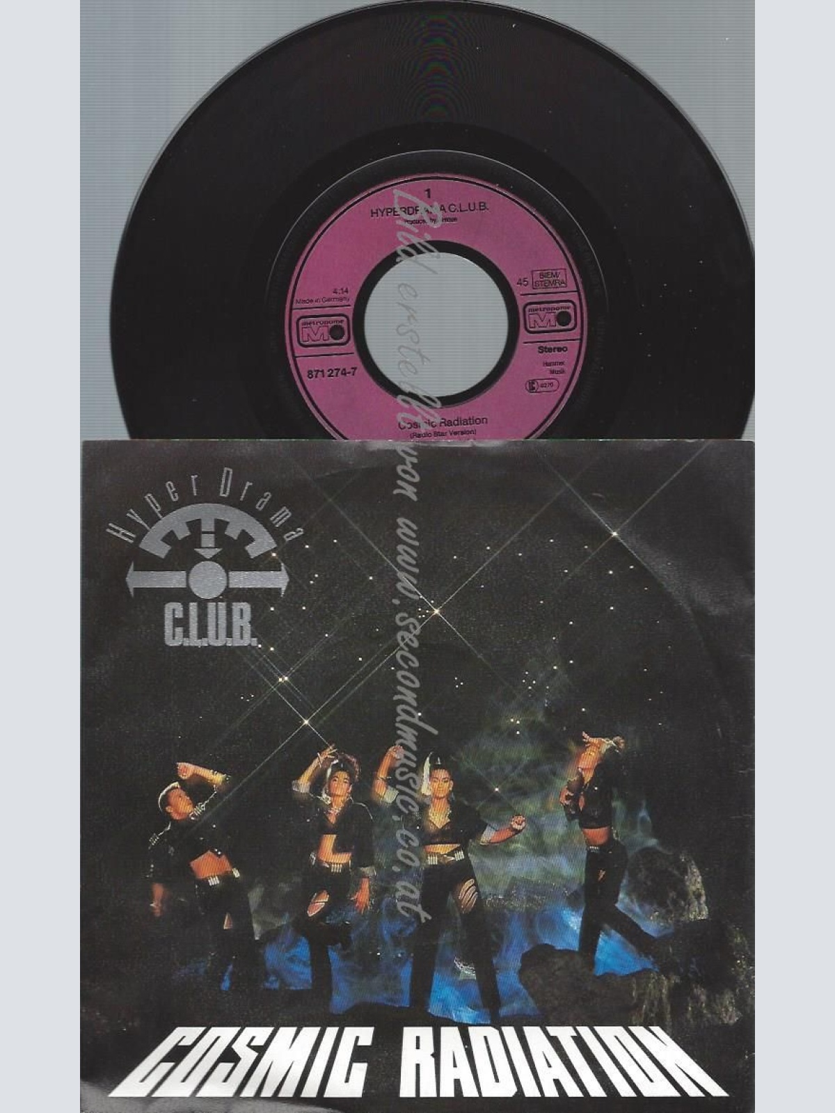 7"  Hyperdrama C.L.U.B. – Cosmic Radiation