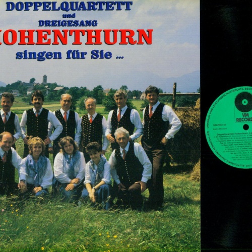 LP--Doppelquartett Hohenthurn  singen für sie    / NM