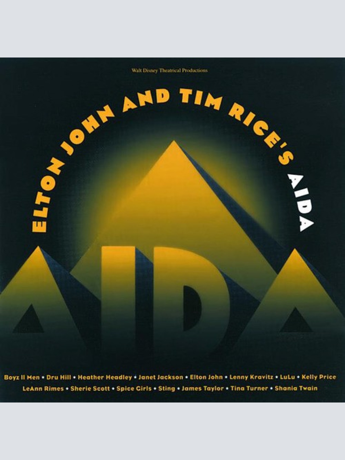 CD, Album, Promo Elton John And Tim Rice - Aida