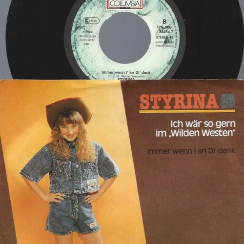 7" Styrina – Ich Wär So Gern Im "Wilden Westen"