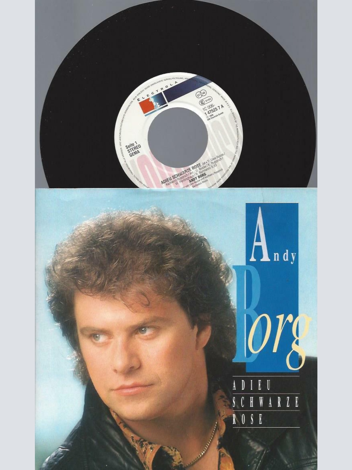 7" Andy Borg – Adieu Schwarze Rose
