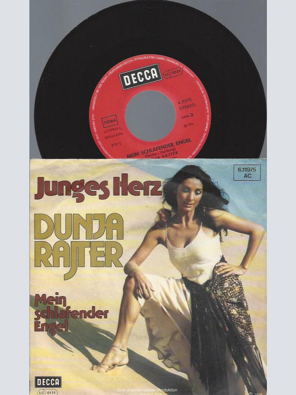 7" Dunja Rajter – Junges Herz